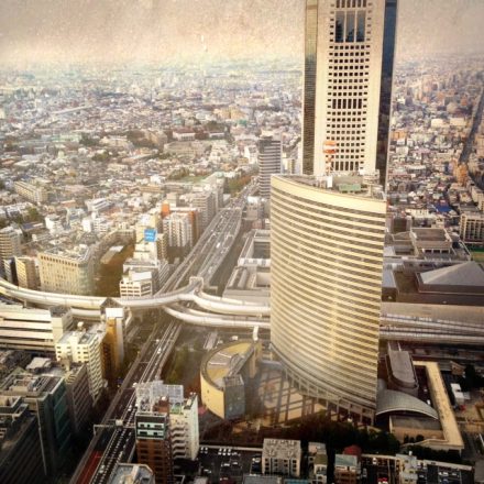 Morning view from breakfast at the Park Hyatt Tokyo #iPhoneography, #Tokyo, #iph100