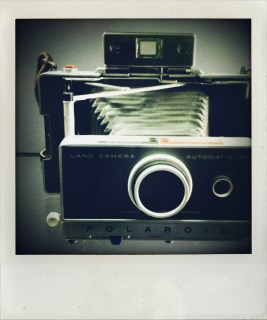 One of Helmut Newton's cameras, Berlin (mobile photography)