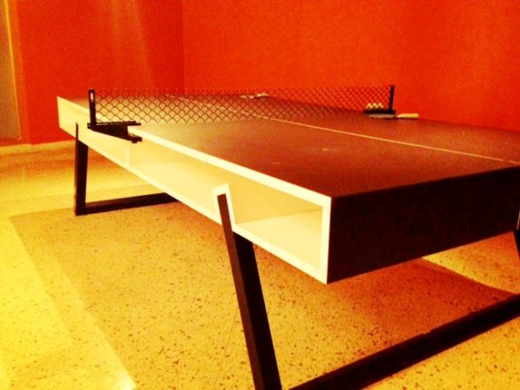 Ping pong table at the Standard hotel Miami