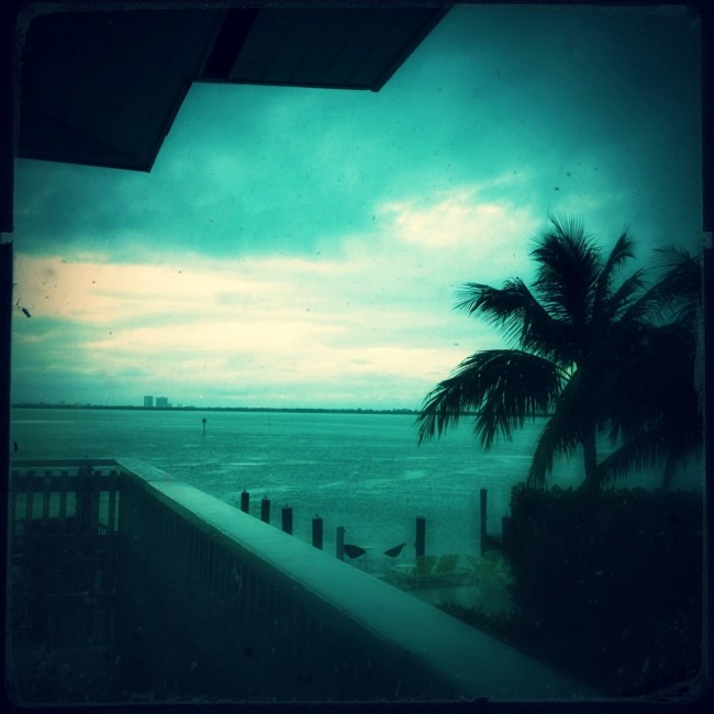 Rainy Morning in Miami-The view from The Standard Hotel Miami