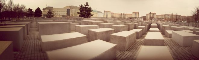 Autostitch panorama of Holocaust Memorial