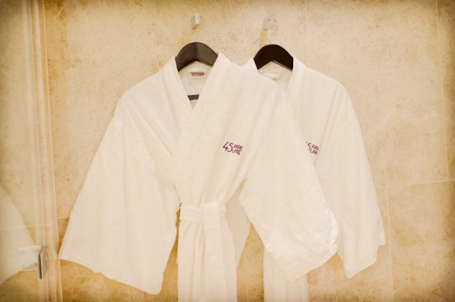 45 Park Lane bathroom robes