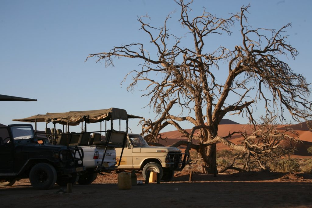 Namibia jeeps