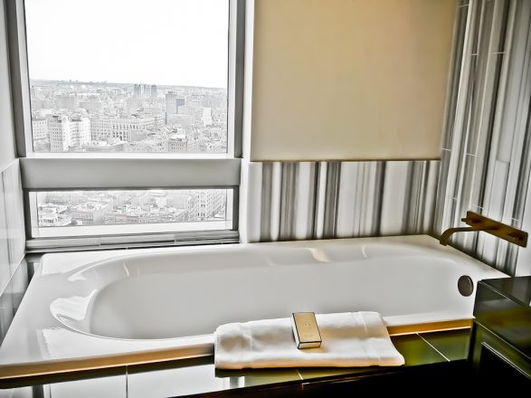 Tub with a view Trump Soho
