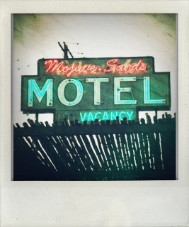 Mojave Sands Motel sign