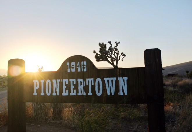 Pioneertown sign