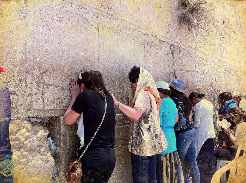 The wailing wall in Jerusalem