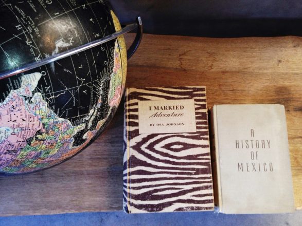 Thoughtful and cool details like vintage globes and an interesting books are in all the rooms