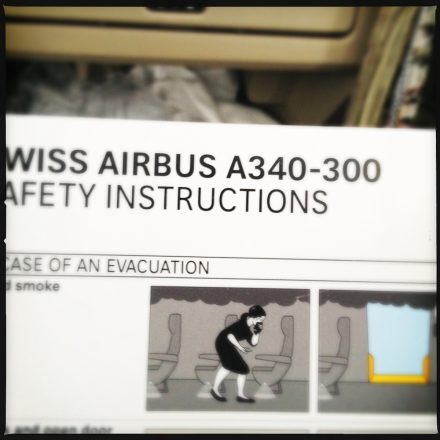 Airbus A340 safety instructions