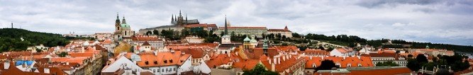 Prague Rooftop Panorama