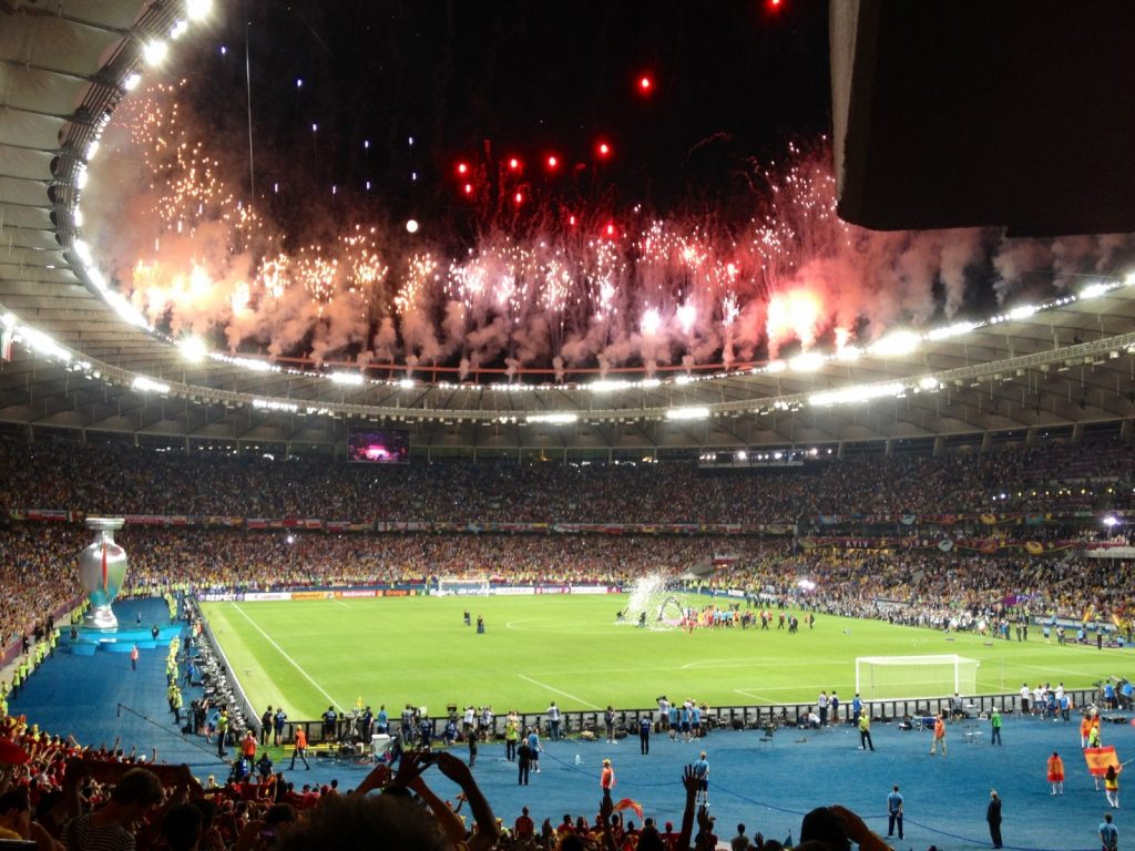 EURO 2012 Final Firework