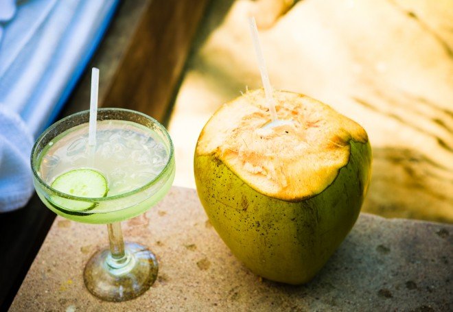  Margarita and a coconut