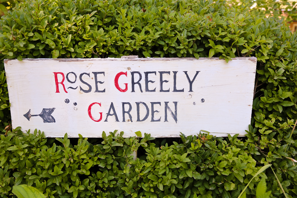  Rose Greely Garden Sign