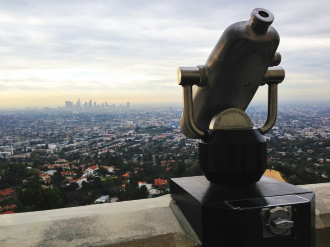 Spy Viewing Machine at Griffith Park