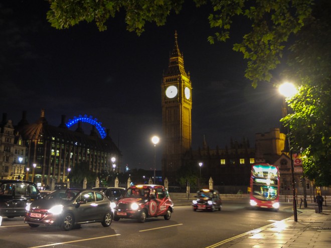 Night Traffic in London