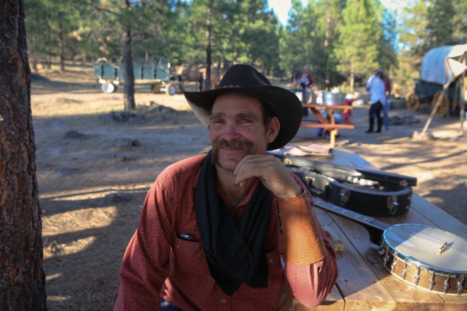 Cowboy Poet Steve has such a great smile and epic mustache