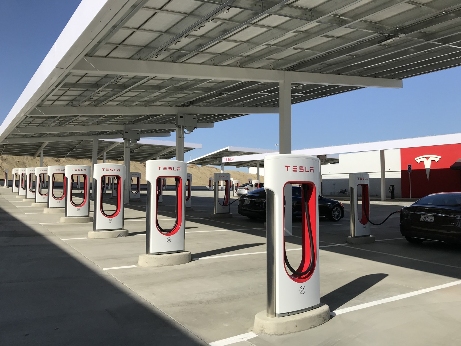 San Diego Tesla Superchargers