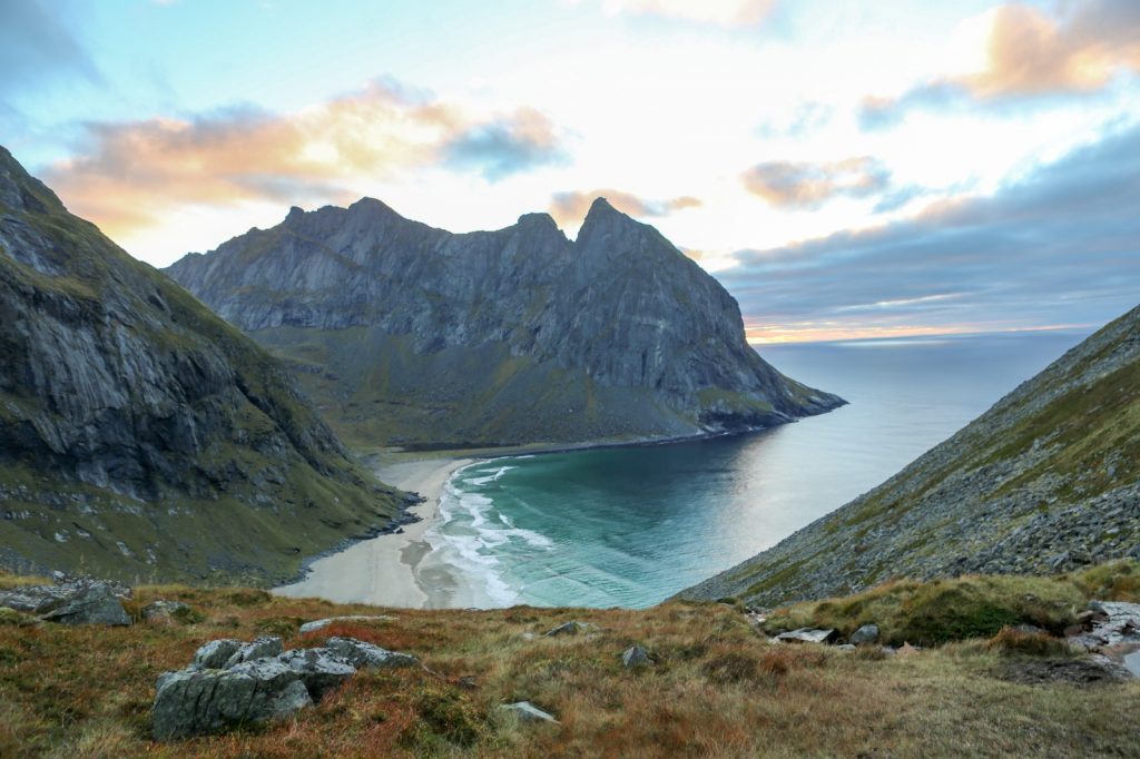 Day Hike To Kvalvika Beach In Norway's Lofoten Islands - My Life's A Trip